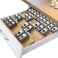 thumbnail image 5 of Spice Drawer Organzier,8 Tiers Bamboo Spice Rack Tray Insert for Cabinet Drawer Countertop, Kitchen Seasoning Storage Drawer Organization,8 Individual Pieces(Jars not included), 5 of 6