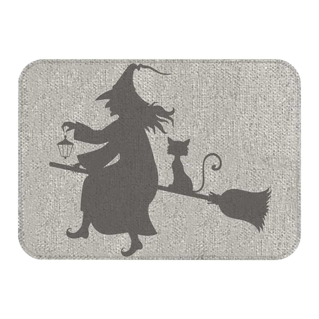 Halloween Door Mat Wear Non Slip Foot Mat Home Crystal Velvet Holiday Decoration Mat