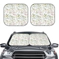 thumbnail image 2 of Haiem Aerial Flora Car Windshield Sun Shade (2 Pieces) Foldable Windshield Sun Shade Car Accessories for Truck SUV Pickup-Large, 2 of 7
