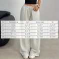 thumbnail image 4 of UAYOTSE Girl‘s Swearpants Low Rise High Elastic Waist Pants Baggy Wide Leg Casual Sweatpants,Sizes 9-10 Years, 4 of 8