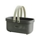 thumbnail image 2 of Cesta de almacenamiento de escritorio hueca, dispensador, contenedor, cesta portátil para ducha, cesta de baño: cesta de almacenamiento de plástico con asa, organizador portátil., 2 of 2