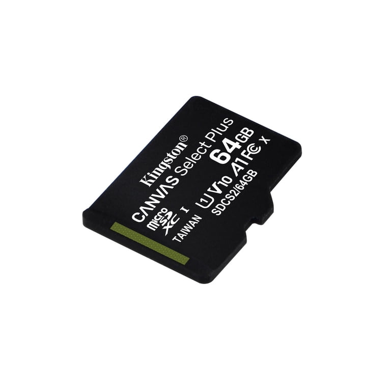 Kingston 64GB microSDXC Canvas Select Plus 100MB/s Read A1 Class