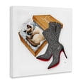 thumbnail image 3 of Stupell Industries Art Deco Stylish Shoebox Cat Canvas Art, 36 x 36, by Amanda Greenwood, 3 of 8