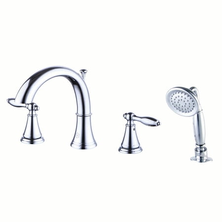 Windon Bay Winchester Two Handle Roman Tub Faucet With Handheld