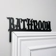 Hxoliqit Farmhouse Wreath Halloween Bathroom Door Topper Bathroom Over