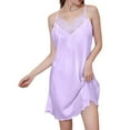 thumbnail image 6 of DISKEBUISS Women Sleepwear Underwear Nightgown Lace Satin Slip Silk Negligee Nightie Bridal Babydoll, 6 of 6
