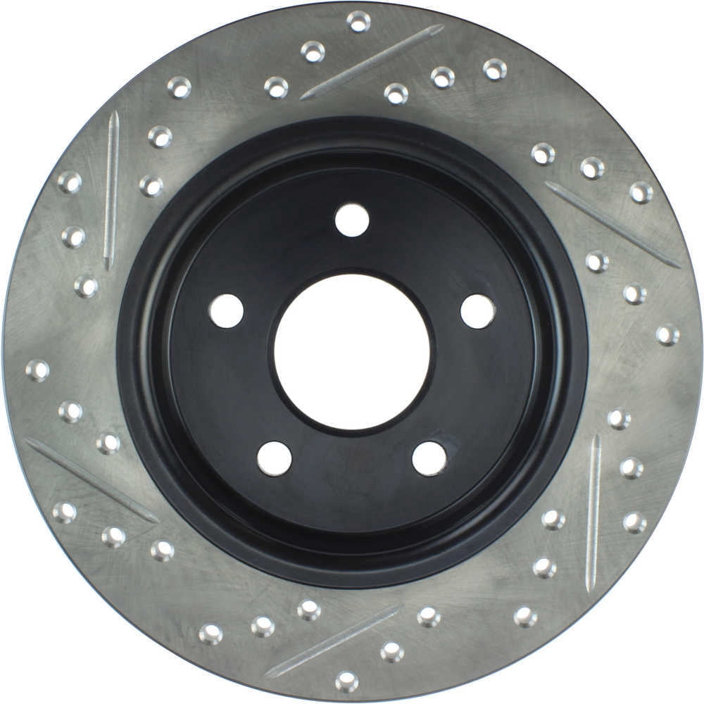 StopTech 12-15 Ford Focus w/ Rear Disc Brakes Rear Left Slotted & Drilled Rotor Fits select: 2016-2018 FORD FOCUS SE