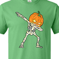 thumbnail image 4 of Inktastic Halloween Dabbing Great Pumpkin Skeleton T-Shirt, 4 of 5