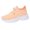 Orange, variant on Women's Socks Sneakers Lightweight S𝗅ip On Trainers Shoes Gym Soft Sole Tennis Sneakers Comfortable Running Sport Shoes Breathable Mesh Non-S𝗅ip Platform Shoes