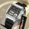 thumbnail image 6 of Tactical Digital Watch for Men - Waterproof Military Sport Watch with Alarm, Backlight and Large Display, 6 of 15