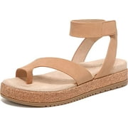 Soul Naturalizer Divina Ankle Strap Sandals Cookie Dough Faux Nubuck 8.5M