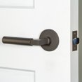 thumbnail image 2 of Viaggio Clocon-Sth_Prv_234_Rh Circolo Right Handed Solid Brass Privacy Door Lever Set -, 2 of 7