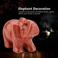 thumbnail image 2 of Estatuilla de cristal de elefante tallada en piedra natural de 1,5 pulgadas, artículo de decoración del hogar (#06), 2 of 5
