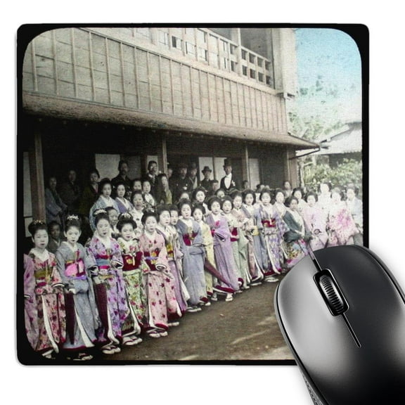 3dRose, Vintage Geisha Girls, MousePad