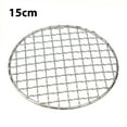 thumbnail image 1 of BBQ Round Grill Net Stainless Steel Cooling Steam Baking Rack Camping Wire Mesh, 1 of 7