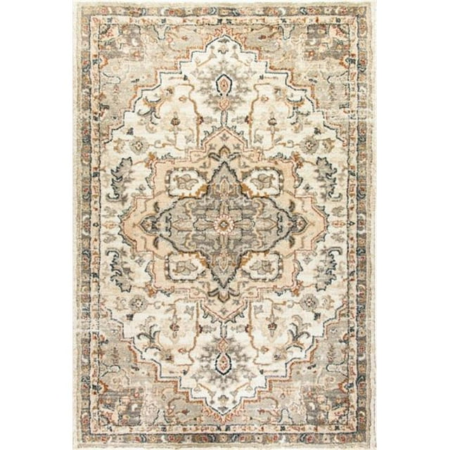 Dynamic Rugs EV10144770100 Evolution Rugs, Beige - 9.2 x 12.10 in.