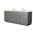 thumbnail image 7 of Wyndham Collection Wcg262684d-Qtz-Us3mxx Beckett Tk 84" Free Standing Double Basin Vanity, 7 of 7