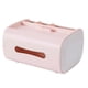 thumbnail image 1 of Home Living Room Creative Tissue Box Multi-function Paper Box(pink), 1 of 2