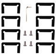 thumbnail image 6 of CRL ULT180SS 316 Brushed Stainless Steel Ultimate 180 Series 180 Degree Glass-to-Glass Hinge, 6 of 6