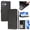 Black, variant on Wallet Leather Case For Apple iPhone 17e / 16e 6.1",With Card Holder,Wristband, Shockproof Kickstand Embossed Happy Pattern Phone Case,Light Green