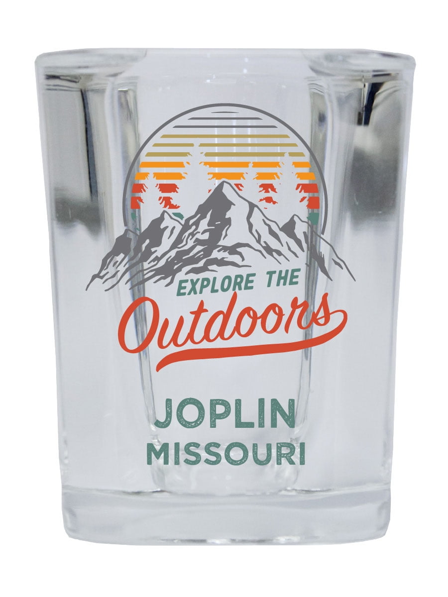 Joplin Missouri Explore the Outdoors Souvenir 2 Ounce Square Base Liquor  Shot Glass 4-Pack - Walmart.com