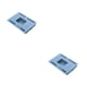thumbnail image 4 of Kearding Debajo del cajón del escritorio, organizador de almacenamiento de antideslizante autoadhesivo, soporte de caja de dormitorio para Azul 2Conjunto, 4 of 6