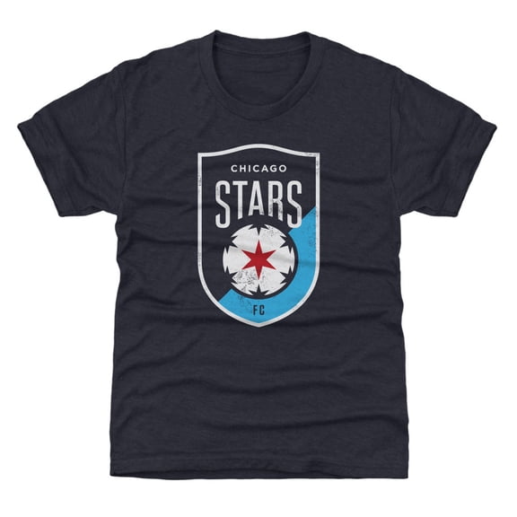 Youth 500 Level Navy Chicago Stars FC Vintage Primary Logo Graphic T-Shirt