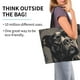 thumbnail image 2 of Balery Vintage Dog Illustration Bolsa Tote Estilo Estético con Cremalleras, Bolsa de Hombro, Bolsa de Compras Grande y Plegable, 2 of 8