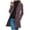#01Purple, variant on yoeyez Winter Coats for Women Casual Thicken Wool Blend Stand Collar Jackets Single Breasted Pea Coat Mid Long Outwear Jacket with Pockets Blue L