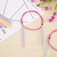 thumbnail image 4 of Coiry 10 Pairs Plastic Change Head Circular Knitting Needle Crochet Hooks Set, 4 of 9
