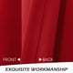 thumbnail image 4 of Cortina MYSKY HOME 107 x 137 cm con aislamiento térmico, color rojo, 4 of 8