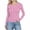 Pink [Mix & Save More] [New Arrivals], variant on Women's Casual Round Neck Long Sleeved Slim Fit Stripe Top Shirt Blouse, Breathable Cotton, Tight Fitting, Fashion Basic Tee for Work Office | CSEONE,Black L