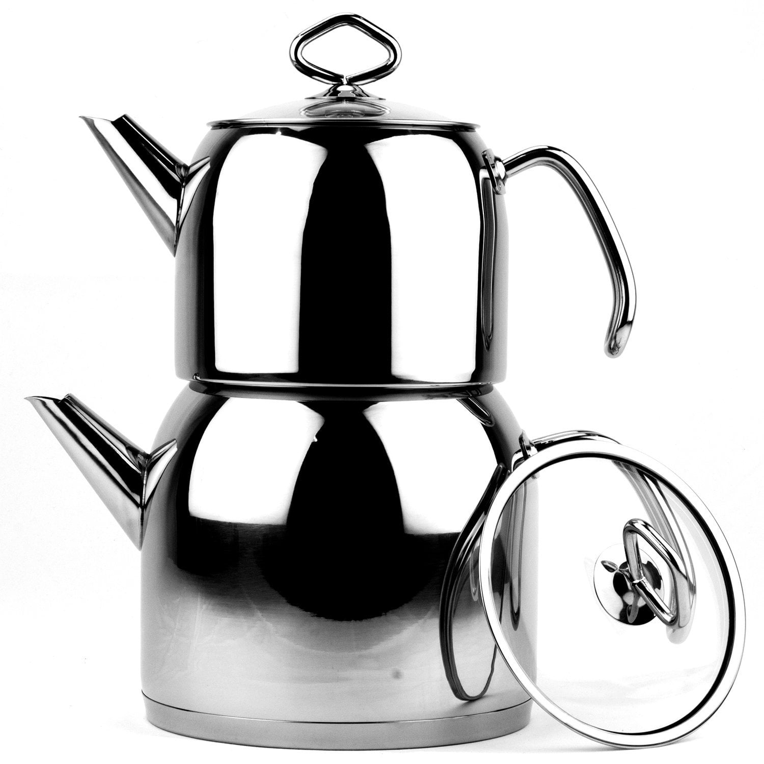 Stainless Steel Double Tea Kettle