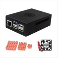 thumbnail image 1 of For Orang Pi 5 Pro Case Metal with Cooling Fan Heatsink Shell, 1 of 5