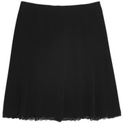 Women's Plus Lace Hem Panel Skirt