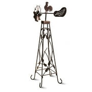 DECORATIVE METAL WINDMILL