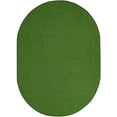thumbnail image 1 of Outdoor Grass Area Rugs with Heavy Duty Non Slip Backing Great for Decks, Patio's & Gazebo's to Pools, Docks & Boats and Other Outdoor Recreational Purposes Standard Artificial Turf - 2' x 8' Oval, 1 of 3