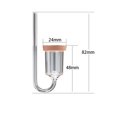 thumbnail image 1 of BeesClover Co2 Raffineur Acrylique Transparent U Forme Mini Co2 Diffuseur Accessoires d'Aquarium pour Aquarium, 1 of 9