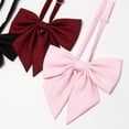thumbnail image 2 of KuKuZhu Fashion Women Tie Red Butterfly Women's Bow Tie Black Knot Female Girl Student Hotel Clerk Waitress Neck Wear Ribbon Ties Green, 2 of 6