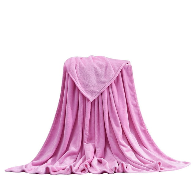 Couvertures Jetées Super Douces Super Douces Chaudes Unies Chaudes Couverture en Molleton Micro Peluche Jeté Tapis Canapé Literie