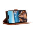 thumbnail image 5 of Nalacover Case for Samsung Galaxy S21 Plus - Card Holder PU Leather Flip Wallet Cover with Magnetic Clasp Stand Hand Strap, Soft TPU Inner Shockproof Anti-Scratches Case for Galaxy S21 Plus, Brown, 5 of 10