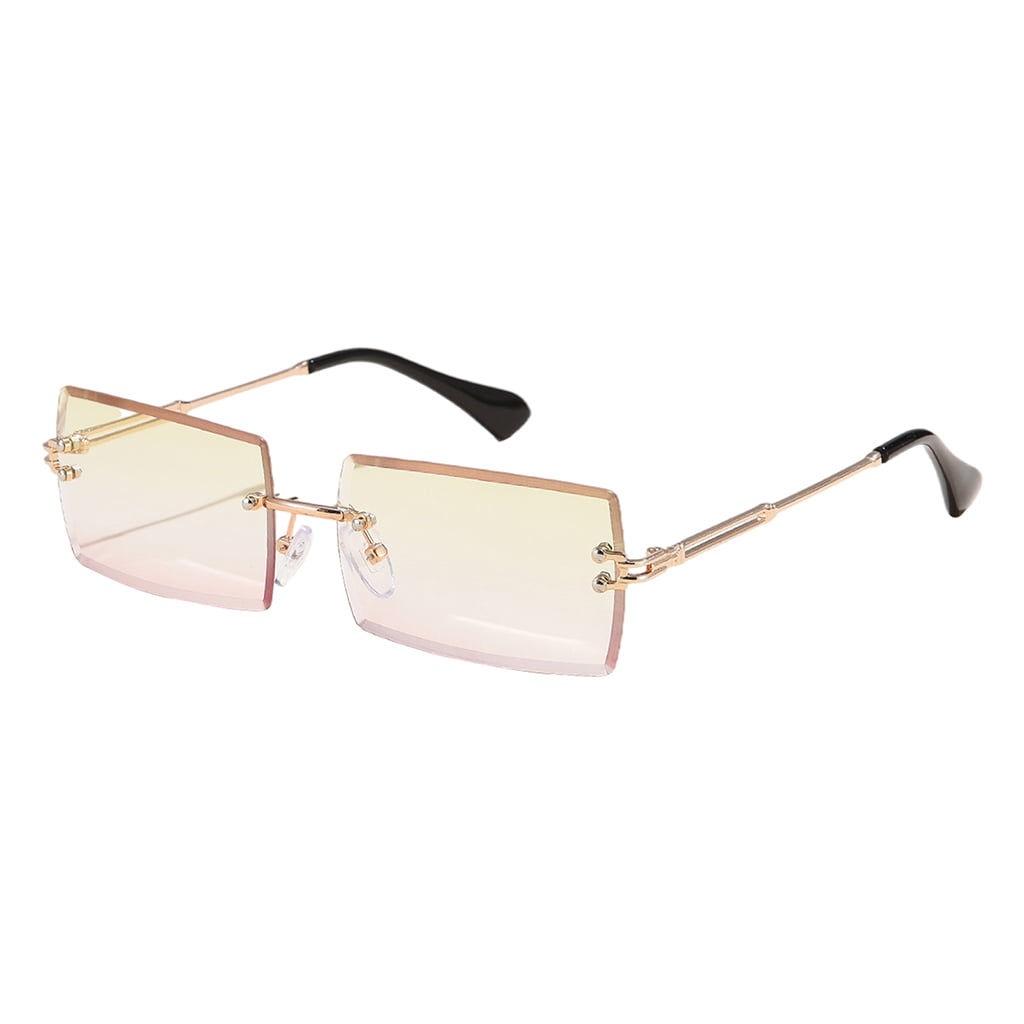 Large Clear Lenses Glasses Tinted Transparent Frames Women's Men's Fashion UV400 
