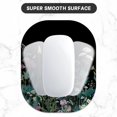 thumbnail image 4 of ERDS-Small Mouse Pad, 6 x 7 Inch（15 x 18.5 cm）, Oval Mini Mouse Pad with Non-Slip Rubber Base for Laptop Wireless Mouse Keyboard Tray Mousepad, Blooming Flowers, 4 of 4