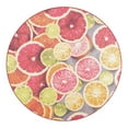 thumbnail image 2 of Jill Zarin Caribbean Outdoor Collection Area Rug - Antigua (7' 10" Round Rust Red and Yellow/Brown), 2 of 6