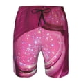 thumbnail image 3 of Pofeuu Sparkling Pink Toilet Prin Men's Swim Trunks Quick Dry Bathing Suit Swimming Board Shorts Mesh Lining Beach Swimwear-Medium, 3 of 6