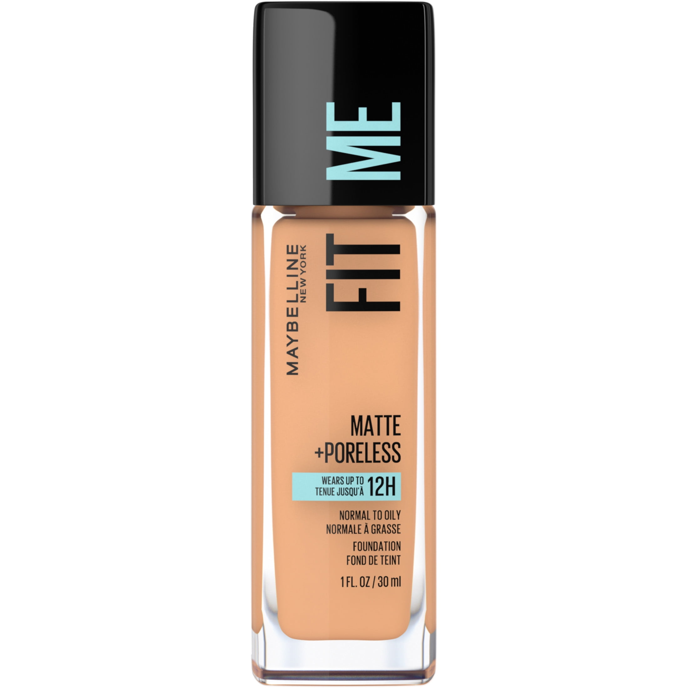 (2 pack) Maybelline New York Fit Me Matte + Poreless Foundation, 320 Natural Tan, 1.0 fl oz