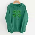 thumbnail image 3 of Goodeals Womens Hoodies Irish Shamrock Sweatshirts Sparkler St. Patrick's Day Graphic Hooed Long Sleeve Pullover Loose Drawstring Hoodie Shirts(Green,S), 3 of 3