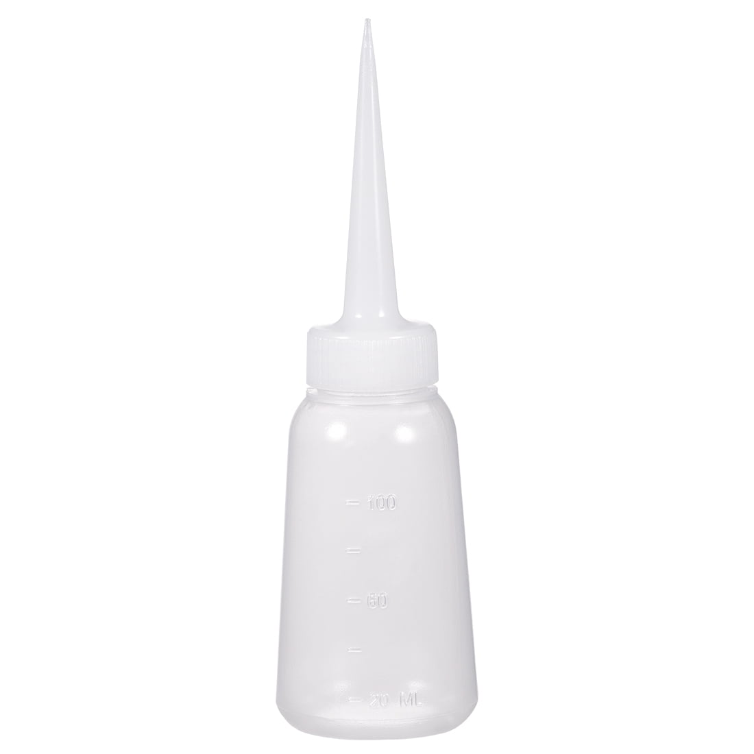 Plastic Wash Bottle, Squeeze Dispensing Bottle, 100ml/3.4oz Narrow