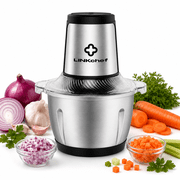 LINKChef 6-Cup Food Processor, Electric Food Chopper & Meat Grinder for Vegetables, Meat & Fruit，Dishwasher Safe
