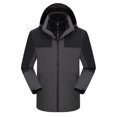thumbnail image 2 of safuny Rain Jacket Women Lightweight Rain Jacket Active Outdoor Hooded Raincoat Packable Windbreaker Jacket Gray S, 2 of 9